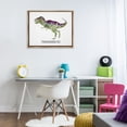 thumbnail image 4 of Stupell Industries Traditional Tyrannosaurus Rex Dinosaur Learning Brown Floating Frame Canvas Art, 31 x 25, by Brett Blumenthal, 4 of 8