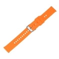 thumbnail image 3 of Uxcell Silicone Watch Band 18mm Soft Rubber Watch Strap with Plated Stainless Steel Buckle for Men Women, Orange, 3 of 6