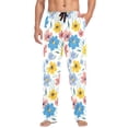 thumbnail image 5 of Wild Flowers Men's Pajama Pants Cotton Long Sleepwear Lounge Pants L, 5 of 7