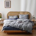 thumbnail image 1 of Nvzi Juego de sábanas, juego de sábanas y fundas de almohada, juego de cama individual, ropa de cama de hotel, decoración del hogar (azul), 1 of 4
