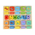 thumbnail image 1 of Yinanstore Puzzle Board Montessori Toy Handmade Craft Sorting Stacking Game Cognitive Matching Game for Birthday Presents Home Use Child Dinosaur, 1 of 8