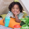 thumbnail image 4 of Re-Play Sippy to Straw Kids Cups - 10 oz. Set of 2 - USA Made Recycled BPA-Free Plastic Lid Choice - Grows with Your Child - Aqua, Sky, 4 of 10
