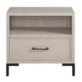 thumbnail image 5 of Home Square Open Shelf Wood Nightstand in Antique White - Set of 2, 5 of 7