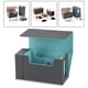 thumbnail image 2 of Caja de almacenamiento para baraja de cartas, soporte para tarjetas de fútbol, estuche para baraja de cartas para intercambiar cartas Azul, 2 of 8