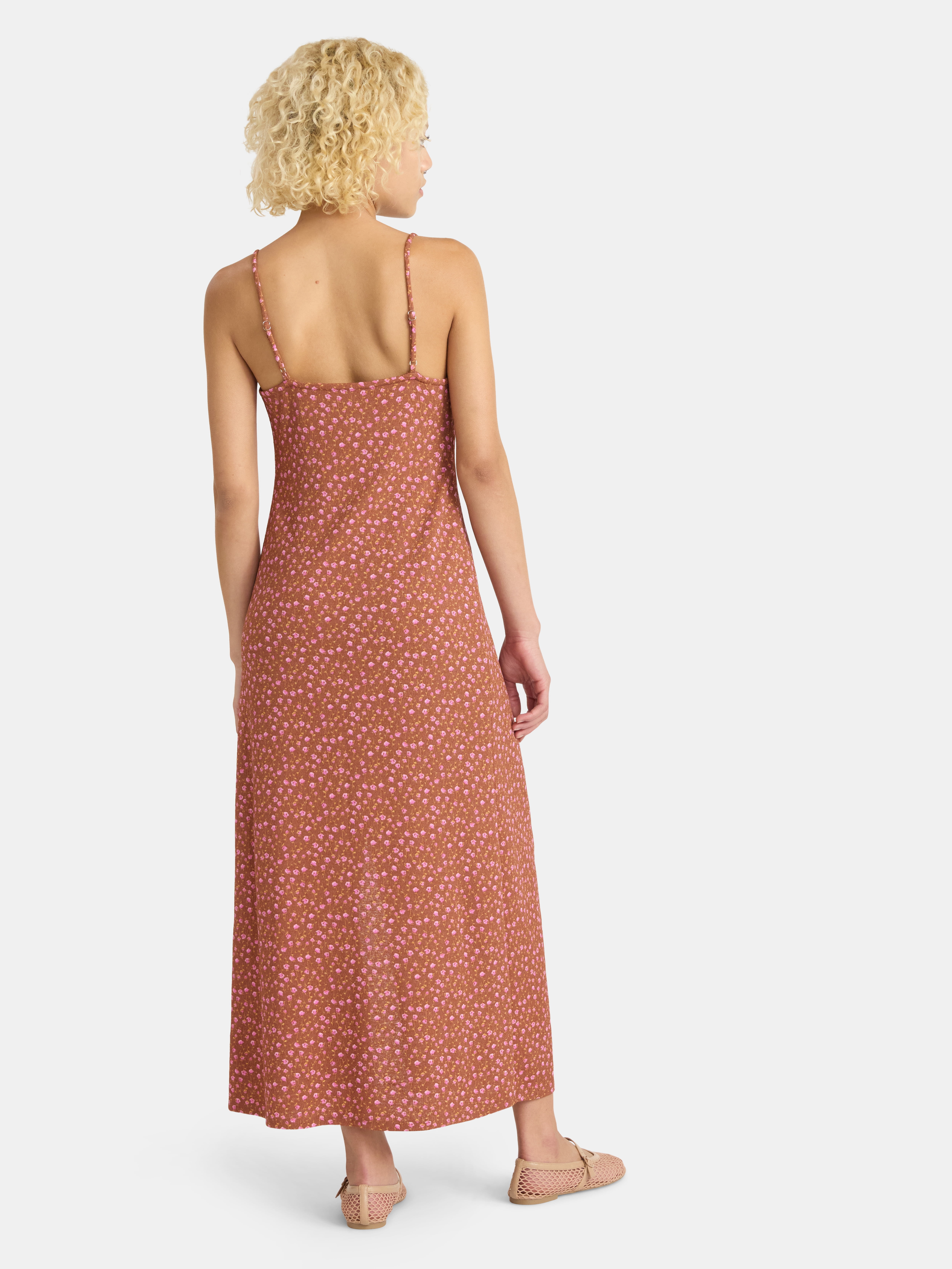 No Boundaries Maxi Dress with Front Slit, Women's