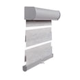 thumbnail image 4 of Cordless Light Filtering Layered Shade 25" X 72" Gray Stria, 4 of 5
