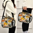thumbnail image 5 of Plaids Trees Oranges Lemons Flowers Tropical Insulated Lunch Bag Portable Cooler Bag Mommy Bag Large Capacity 6L, 5 of 9