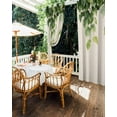 thumbnail image 5 of nqOlkjepod Outdoor Curtains for Patio Waterproof, Vintage Green Leaves Outdoor Privacy Panels Grommet, Farmhouse Pastoral Summer Vines Blackout Outside Curtains for Porch/Cabana 54"x108", 2 Panels, 5 of 8