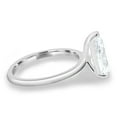 thumbnail image 3 of 4.00Ct Pear Cut Moissanite Solitaire Engagement Ring, 10K White Gold, US 10.5, 3 of 8