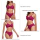 thumbnail image 4 of Conjunto de bikini de cintura alta Nikou Traje de baño 2 piezas mujer, 4 of 5