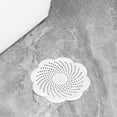 thumbnail image 6 of Hair Catcher Shower Drain with Suction Cups, Flower Shape Silicone Drain Cover for Kitchen, Bathroom, Bathtub, 6 of 6
