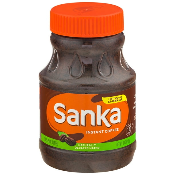 Sanka Instant Decaf Coffee Jar, 8 oz (Pack of 12)