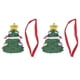 thumbnail image 2 of 2pcs Christmas Tree Pendant Resin Carved Hand Painted Decorative Christmas Hanging Ornament For Home 22 W245, 2 of 5