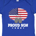 thumbnail image 4 of Inktastic Military Proud Son US Flag Boys or Girls Baby Bodysuit, 4 of 5