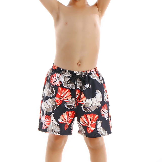 Pantalones de playa con estampado de verano para hombres, pantalones para padres e hijos, ropa familiar Pompotops qyievc7543