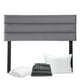 thumbnail image 1 of Cabecera Matrimonial Logan Gris+Almohada Royal+Protector Cloud+Sabanas Royal, 1 of 8