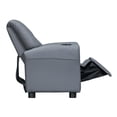thumbnail image 6 of Olive & Opie Chase Kids/Toddler Recliner Chair - Push Back Lounge Sofa for Boys & Girls Age 3+, Vegan Leather Mink, 6 of 10