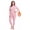 Pink, variant on Womens Thermal Underwear Set Milk Silk Fleece Lined Long Johns Base Layer 4-Way Stretch Warm Pajama Set for Women Cold Weather