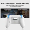 thumbnail image 5 of 8BitDo Ultimate 2 Wireless Controller for Windows PC, Apple, Steam & Android, Gaming Controller with TMR Joysticks, Hall/Tactile Triggers, Motion Control, RGB Fire Ring, 1000Hz Polling Rate, 5 of 7