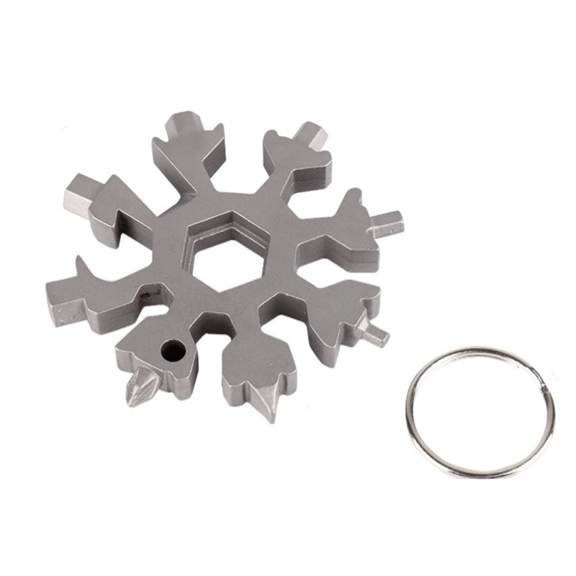 NEW 18In1 Multi-Tool Stainless Steel Snowflake Shape Flat Cross Head Screwdriver 