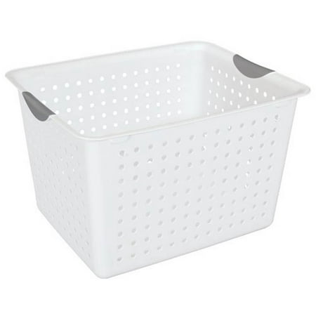 storage plastic basket deep baskets sterilite handles bin bins ultra pack fleetfarm organizer