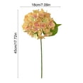 thumbnail image 3 of Taicans 17.7in Artificial Flower Hydrangea Stem,Real Touch Hydrangea Artificial Flowers,Large 54 Petals,Lifelike Silk Fake Hydrangea for Wedding Bouquet,Table Centerpiece,Bridal Shower,Vase, 3 of 6
