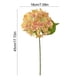 thumbnail image 3 of Tallo de flor de seda de hortensia artificial | Flor artificial de 54 pétalos para bodas y decoración del hogar | Manualidades y pintura al óleo | 18 x 45 cm, 3 of 6