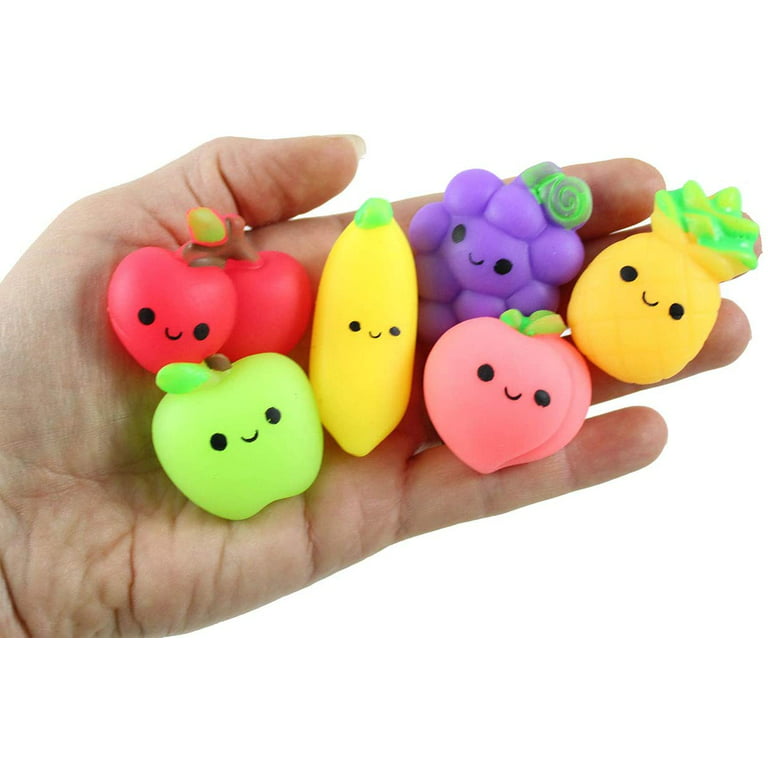 Mochi squishy - 10x pièces/ Animal-Fruit mix / squeeze - Fidget Toy - Pop  It - Simple