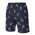 thumbnail image 4 of Fotbe Anchor Trajes de Baño Estampados para Hombre, Shorts de Verano de Secado Rápido, Ropa de Playa, Bañadores-Medium, 4 of 6