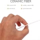 thumbnail image 3 of 100 Hojas de Papel para Horno Microondas, Papel de Estante de 4,7 Pulgadas, Papel Aislante de Fibra Cerámica, Manta de Fibra Cerámica., 3 of 5