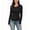 Black, variant on Ekouaer Womens Thermal Long Sleeve Crewneck Top Soft Waffle Knit Base Layer, Everyday Comfort Thermal Shirt