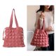 thumbnail image 3 of Bolso Mano Con Pliegues en La Nube para Mujer Bolso Mano Con Cordón Bolso (rosa), 3 of 9