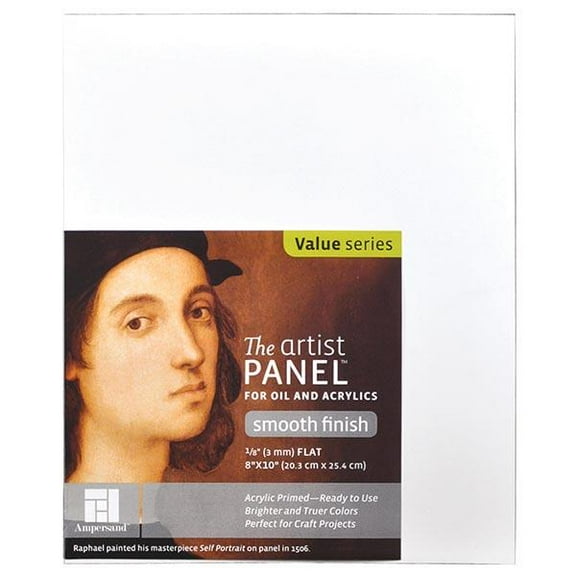 Ampersand Value Series Artist Panel - Smooth, 9" x 12", 1/8" Profile