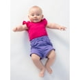 thumbnail image 3 of Little Star Organic Baby & Toddler Girl 3 Pk Knit Shorts, Size Newborn-5T, 3 of 5