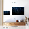 thumbnail image 4 of Elephant Stock Gothic Forest Wall Art - Horizontal Canvas Wall Art - Living Room Wall Decor - Gothic Canvas - Black And Blue Decor - 12" x 8", 4 of 8