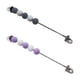 thumbnail image 1 of 2 piezas de tablero de actividades con cuentas para contar, habilidades básicas, accesorios de bricolaje, educación temprana gris violeta, 1 of 8