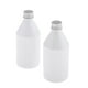 thumbnail image 4 of 2 botellas rellenables de plástico PET con tapa de rosca para loción líquida Blanco + plata Yuyangstore Tapa de rosca de botella, 4 of 8