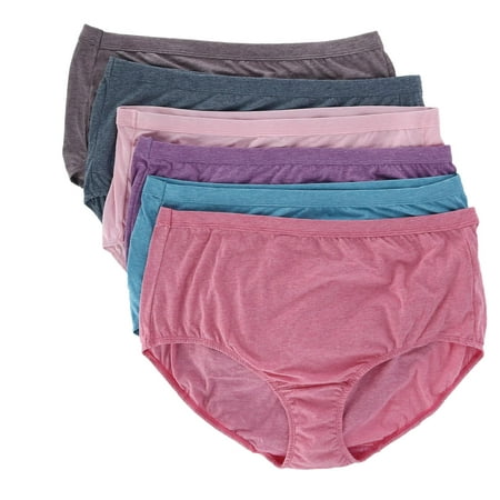 Fruit of the Loom Beyond Soft Brief Underwear ( 6 Pack) (Women's Plus ...
