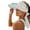 Blue, variant on Sun Hats with Wide Brim for Outdoor Activities Adjustable Sport Visor Beach Cap Travel Hiking UPF50+ Ponytail Friendly Blue Blue