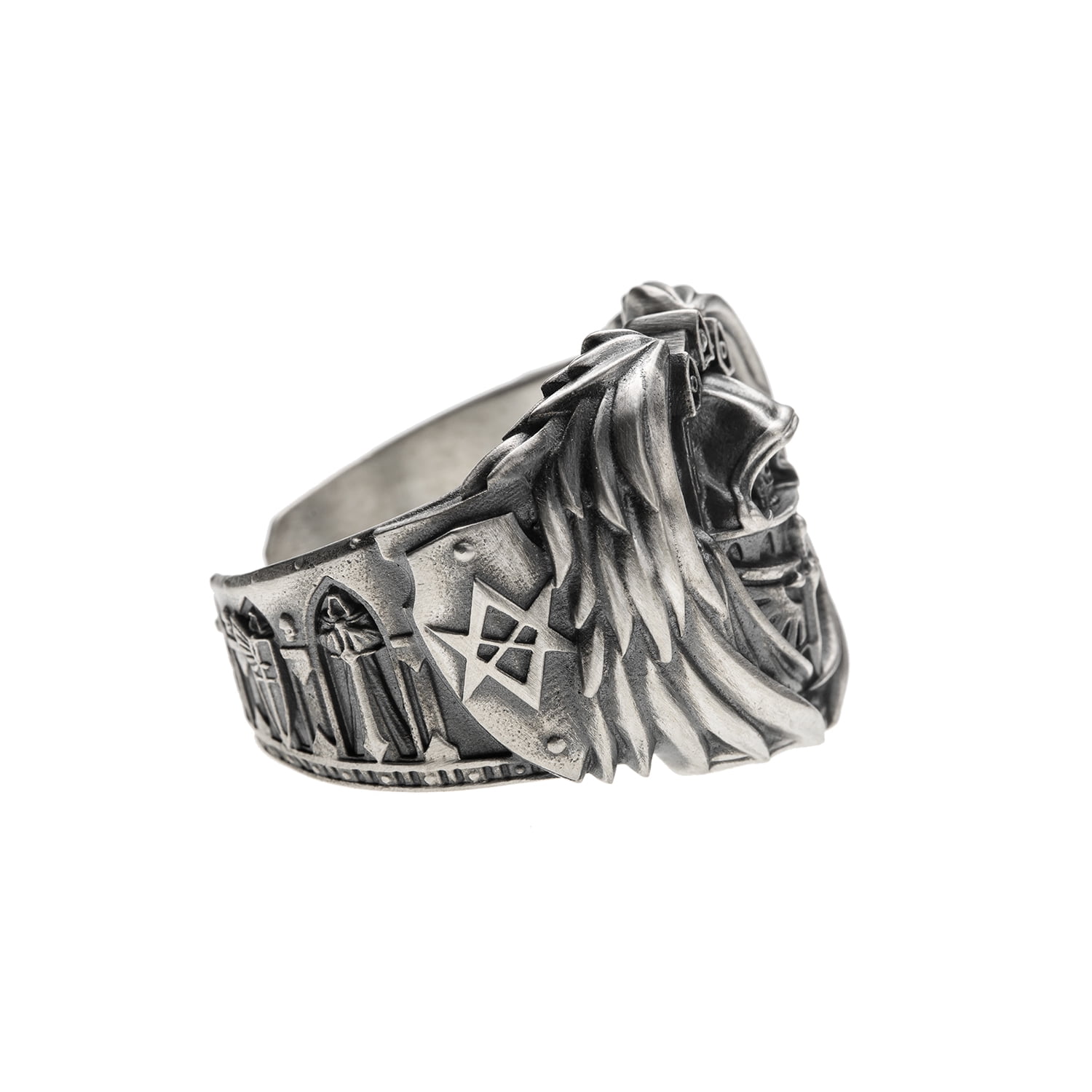 Starforged Warhammer 40K Dark Angel Ring Mark of HexagramMaton Lion King