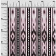 thumbnail image 1 of oneOone Viscose Jersey Fabric Stripe & Geometric Ikat Printed Craft Fabric BTY 60 Inch Wide, 1 of 5