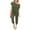 Green, variant on Baqcunre Jumpsuits For Women Women'S Sleeve Shoulder Jumpsuit Long Elastic Waist With Pockets Batwing One Women'S Jumpsuit Sweatpants Women Pants For Women Green M