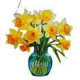 thumbnail image 6 of Taicans Daffodil Bouquet in Vase Christmas Ornament - Stained Glass Daffodil Suncatcher with Vase Hanging Flower Home Decor,Colorful Light-Catching Display,Ideal Gift for Mother's Day & Birthdays, 6 of 6