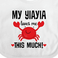 thumbnail image 4 of Inktastic My Yiayia Loves Me Grandson Boys or Girls Baby Bib, 4 of 4