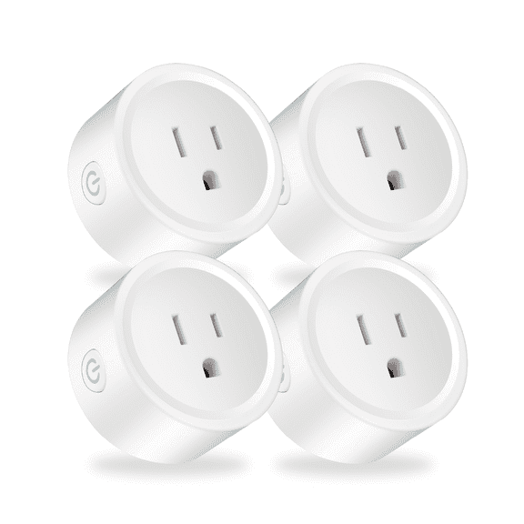 Osprey Smart Plug, Wi-Fi Outlet Socket Compatible with Alexa and Google Home, Automate APP, Timer Function, Voltage Measurement Function, No Hub Required, 16A (4 pcs)