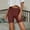 Purple, variant on LEKODE High Waist Tummy Control Shorts Pull on Shorts Women Womens Running Shorts Workout Shorts Women Stretchy Shorts for Women Shorts for Women Trendy Summer Shorts Baggy Shorts Women Beige L