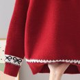 thumbnail image 3 of Jalioing Teen Girls Crew Neck Sweaters Fashion Long Sleeve Graphic Sweater Pullover Winter Casual Knitted Tops 9-15 Years, 3 of 7