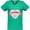 Kelly Green, variant on Inktastic Paris Oo-la-la with Eiffel Tower and Flowers in Pink Heart Women's V-Neck T-Shirt