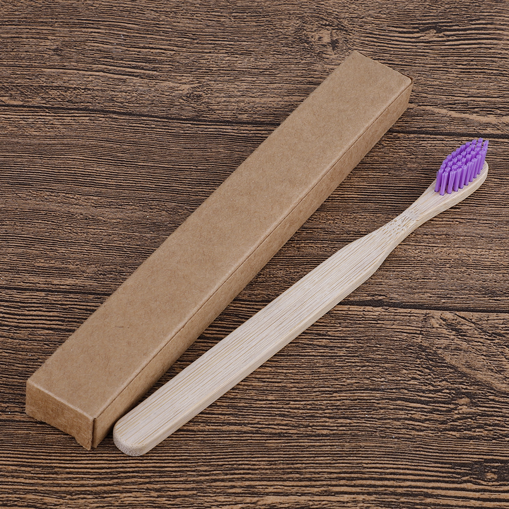 Eco Friendly Bamboo Toothbrush Medium Bristles Biodegradable Oral Care ...