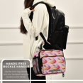 thumbnail image 6 of FORMRS Student Lunch Bag Insulated Reusable Cooler Box with Zipper Pockets, Light Pink Doughnuts, 6 of 9